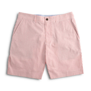 Midwoods - Red Seersucker Shorts