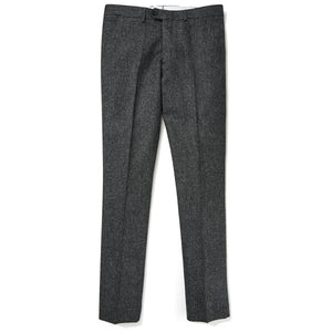 Abraham Moon English Wool Pants - Gray Donegal
