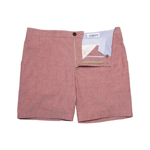 Classon - Red Oxford Shorts