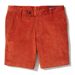 Fairfax - Burnt Orange Stretch Cord Shorts