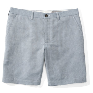 Lenox - Light Blue Herringbone Shorts
