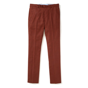 Italian Wool Flannel Dress Pants - Rust