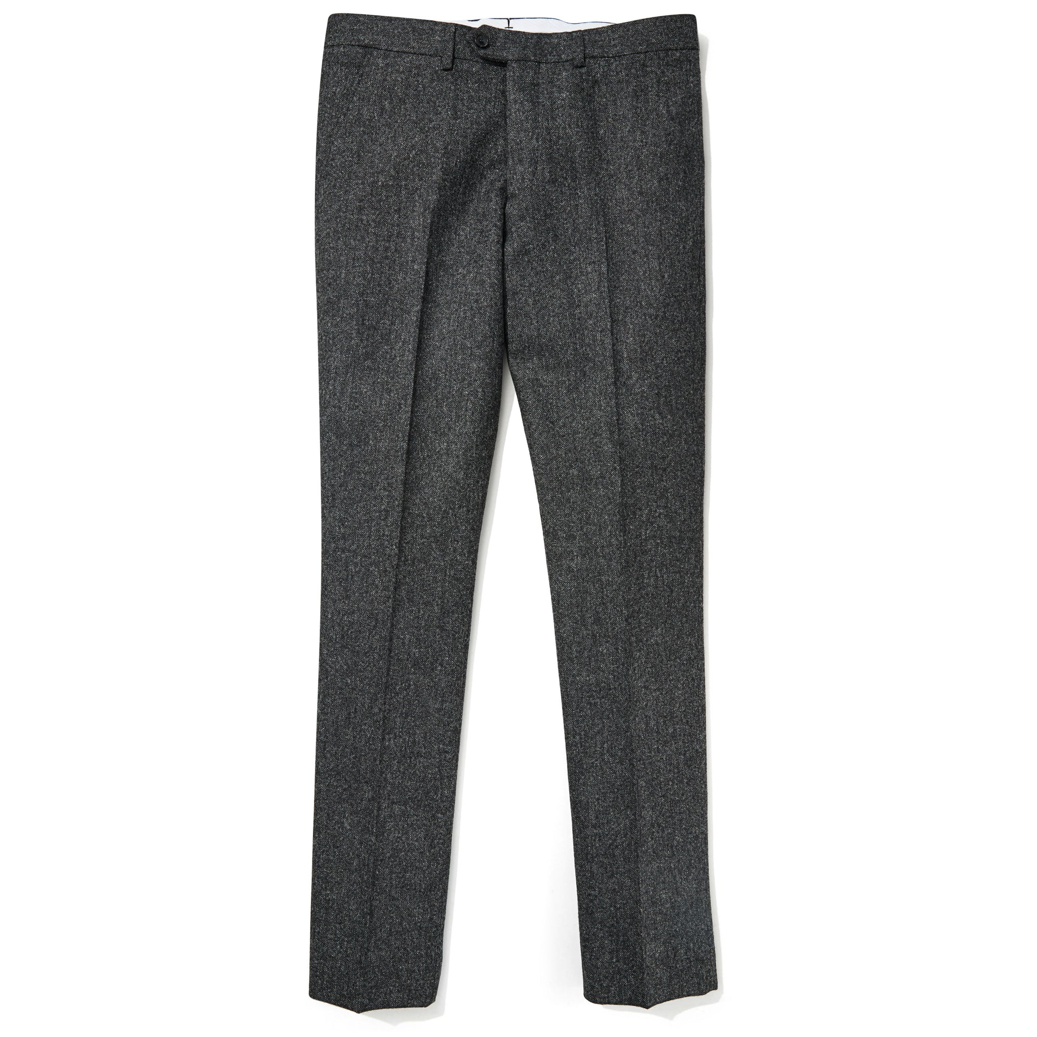 Abraham Moon English Wool Pants - Gray Donegal - Jomers