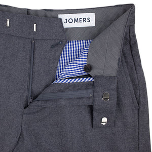 Irvington - Gray Wool Flannel Trouser