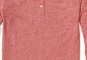 Henley - Japanese Marled Red