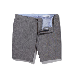 Gray Japanese Cotton Linen Chambray Shorts