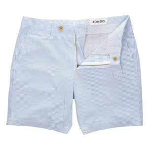 Vinton - Light Blue Seersucker Shorts