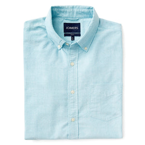 Washed Button Down Shirt - Turq Oxford