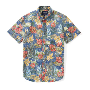 Italian Short Sleeve Shirt - Tropic Floral Print