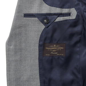 Slim Italian Wool Suit - Gray