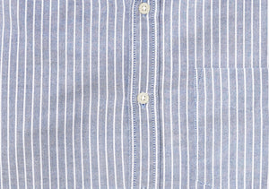 Washed Button Down Shirt - Chelsea Stripe Oxford