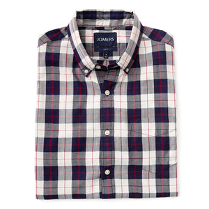 Washed Button Down Shirt - Brushed Japanese Twill Beverly Check