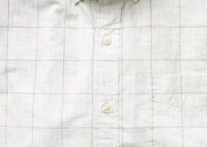 Washed Button Down Shirt - Baldwin Plaid