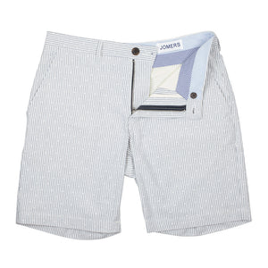 Fort Tilden - Blue Pinstripe Dobby Oxford Shorts