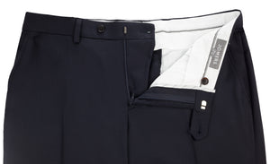 Navy Vitale Barberis Caninco Men's Dress Pants