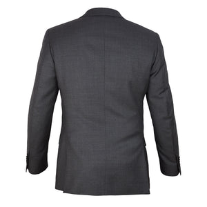 Grey Vitale Barberis Canonico Men's Half Canvas Suit Back