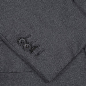 Grey Vitale Barberis Canonico Suit Functional Sleeve Buttons