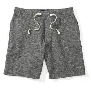 Grayson - Gray Marled Fleece Sweat Shorts