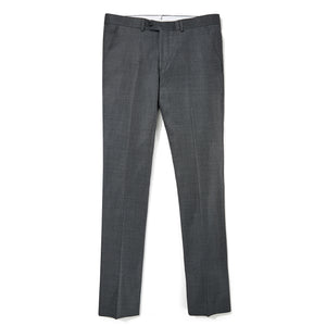 Italian Wool Dress Pants - Dark Gray Sharkskin
