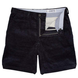 Richmond - Navy Wide Wale Cord Shorts