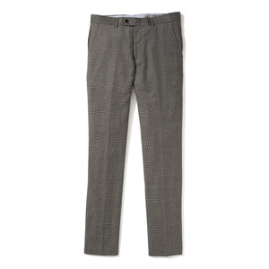 Italian Wool Dress Pants - Gray Plaid