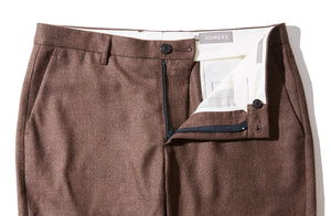 Dorset - Heather Brown Flannel Trousers
